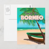 Reis naar Borneo Briefkaart (Voorkant / Achterkant)