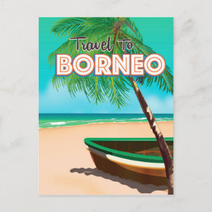Reis naar Borneo Briefkaart