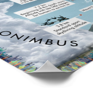 Reis naar buitenruimte poster