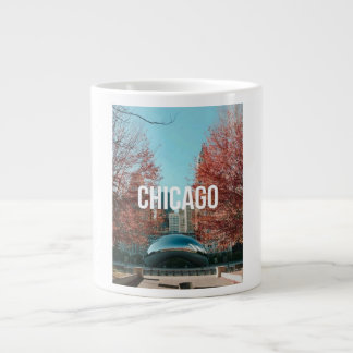 Reis naar Chicago Cloud Gate Bean Herfst Skyline  Grote Koffiekop