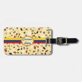 Reis naar Colombia - beroemde artikelen Bagagelabel (Voorkant horizontaal)