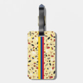 Reis naar Colombia - beroemde artikelen Bagagelabel (Achterkant verticaal)