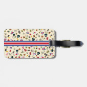 Reis naar Costa Rico om te verkennen Bagagelabel (Achterkant horizontaal)