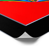 Reis naar de bodem van de kleuren goed poster (Hoek)