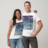 Reis naar de buitenruimte - Atmosphere Infographic T-shirt (Unisex)