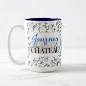 Reis naar de Chateau Peacock Toile Mok (Links)