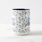 Reis naar de Chateau Peacock Toile Mok (Center)