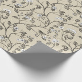 Reis naar de Chateau Warbler Beige Cadeaupapier (Hoek)