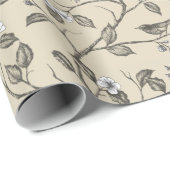 Reis naar de Chateau Warbler Beige Cadeaupapier (Rol Hoek)