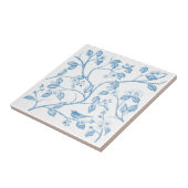 Reis naar de Chateau Warbler Blue-Tegel Tegeltje (Zijkant)