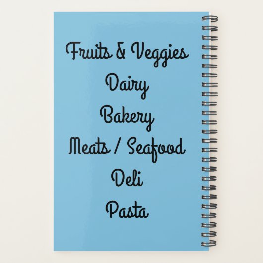 Reis naar de Grocery Store Venice Gondolas Planner (Achterkant)