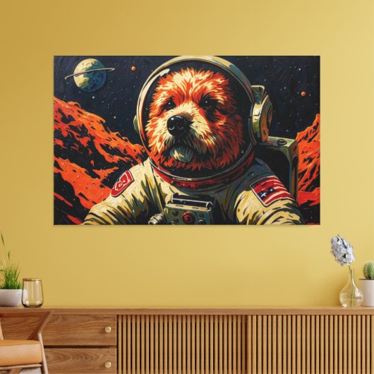 REIS NAAR DE HONDSTER 10 CANVAS AFDRUK (Insitu (Woonkamer))