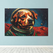 REIS NAAR DE HONDSTER 11 CANVAS AFDRUK (Insitu (Houten vloer))