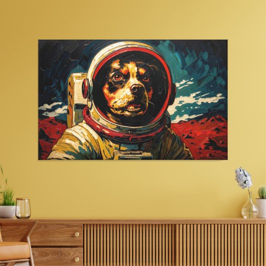 REIS NAAR DE HONDSTER 12 CANVAS AFDRUK (Insitu (Woonkamer))