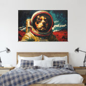 REIS NAAR DE HONDSTER 12 CANVAS AFDRUK (Insitu (Slaapkamer))