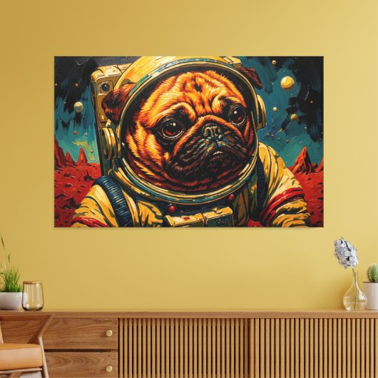 REIS NAAR DE HONDSTER 13 CANVAS AFDRUK (Insitu (Woonkamer))