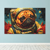 REIS NAAR DE HONDSTER 13 CANVAS AFDRUK (Insitu (Houten vloer))