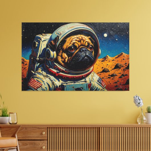 REIS NAAR DE HONDSTER 14 CANVAS AFDRUK (Insitu (Woonkamer))