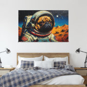 REIS NAAR DE HONDSTER 14 CANVAS AFDRUK (Insitu (Slaapkamer))