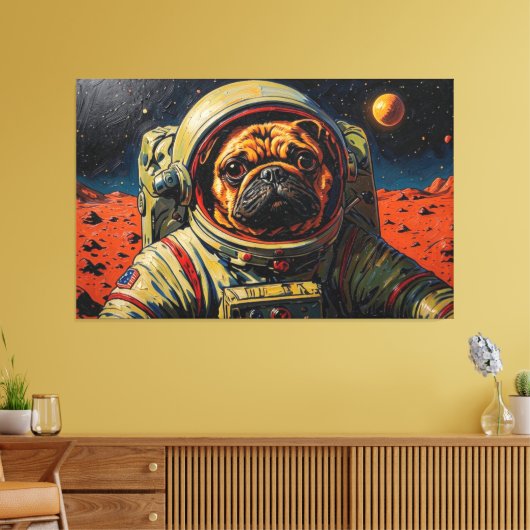 REIS NAAR DE HONDSTER 15 CANVAS AFDRUK (Insitu (Woonkamer))