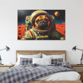 REIS NAAR DE HONDSTER 15 CANVAS AFDRUK (Insitu (Slaapkamer))