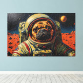 REIS NAAR DE HONDSTER 15 CANVAS AFDRUK (Insitu (Houten vloer))