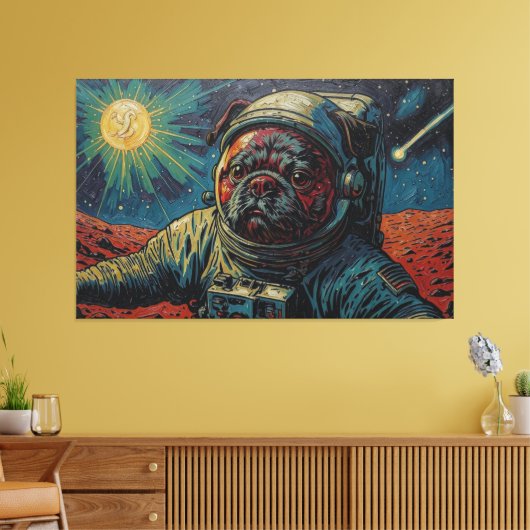 REIS NAAR DE HONDSTER 2 CANVAS AFDRUK (Insitu (Woonkamer))