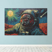 REIS NAAR DE HONDSTER 2 CANVAS AFDRUK (Insitu (Houten vloer))