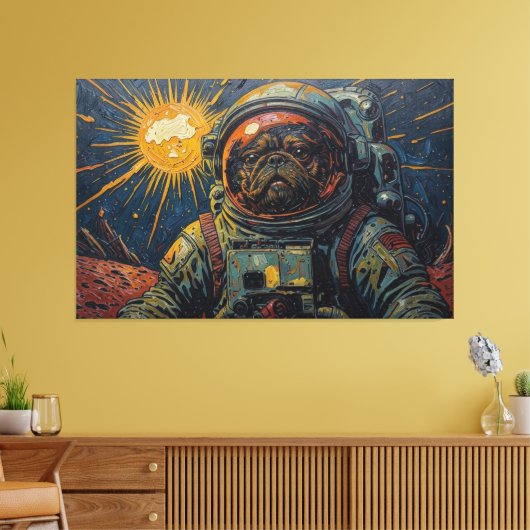 REIS NAAR DE HONDSTER 3 CANVAS AFDRUK (Insitu (Woonkamer))
