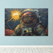 REIS NAAR DE HONDSTER 3 CANVAS AFDRUK (Insitu (Houten vloer))
