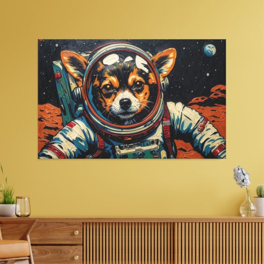 REIS NAAR DE HONDSTER 5 CANVAS AFDRUK (Insitu (Woonkamer))