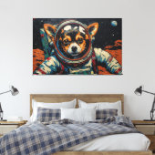 REIS NAAR DE HONDSTER 5 CANVAS AFDRUK (Insitu (Slaapkamer))
