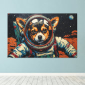 REIS NAAR DE HONDSTER 5 CANVAS AFDRUK (Insitu (Houten vloer))