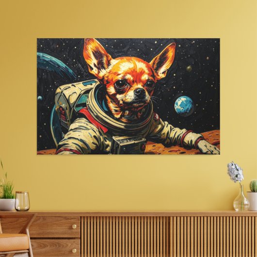 REIS NAAR DE HONDSTER 6 CANVAS AFDRUK (Insitu (Woonkamer))