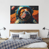 REIS NAAR DE HONDSTER 7 CANVAS AFDRUK (Insitu (Slaapkamer))