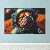 REIS NAAR DE HONDSTER 7 CANVAS AFDRUK (Insitu (Houten vloer))