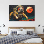 REIS NAAR DE HONDSTER 8 CANVAS AFDRUK (Insitu (Slaapkamer))