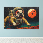 REIS NAAR DE HONDSTER 8 CANVAS AFDRUK (Insitu (Houten vloer))