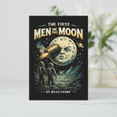 Reis naar de Maan Bedankkaart (Staand voorkant)