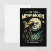 Reis naar de Maan Bedankkaart (Voorkant / Achterkant)
