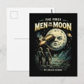 Reis naar de Maan Briefkaart (Voorkant / Achterkant)