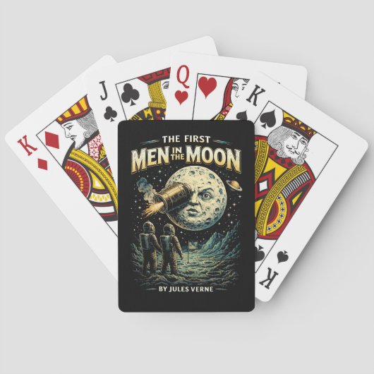 Reis naar de Maan Pokerkaarten (Achterkant)