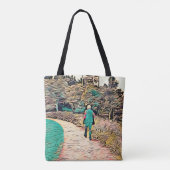 Reis naar de onbekende Canvas tas (Achterkant)