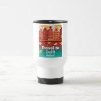 Reis naar de reisposter Delft Holland