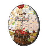 Reis naar de reisposter Maryland Dartbord (Voorkant Rechts)