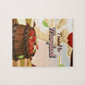 Reis naar de reisposter Maryland Legpuzzel (Horizontaal)