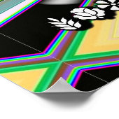 Reis naar de ruimte (buitenaards ruimteschip) poster (Hoek)