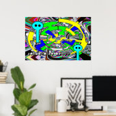Reis naar de ruimte poster (Thuiskantoor)