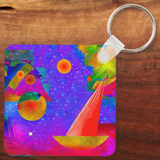 Reis naar de Sleutelhanger van de sterren (Achterkant)