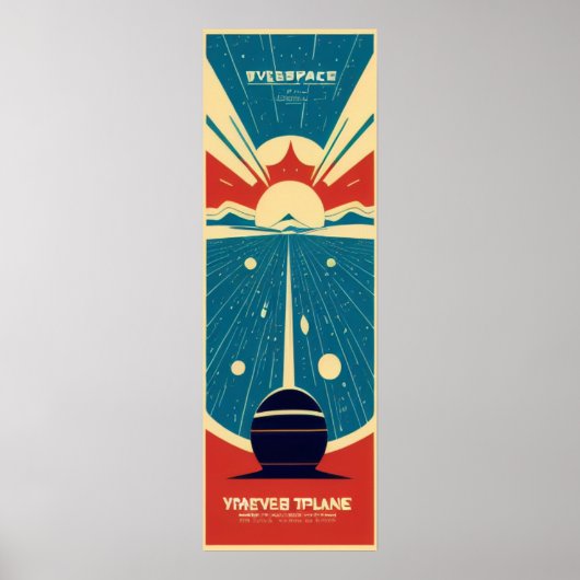 Reis naar de sterren poster (Voorkant)